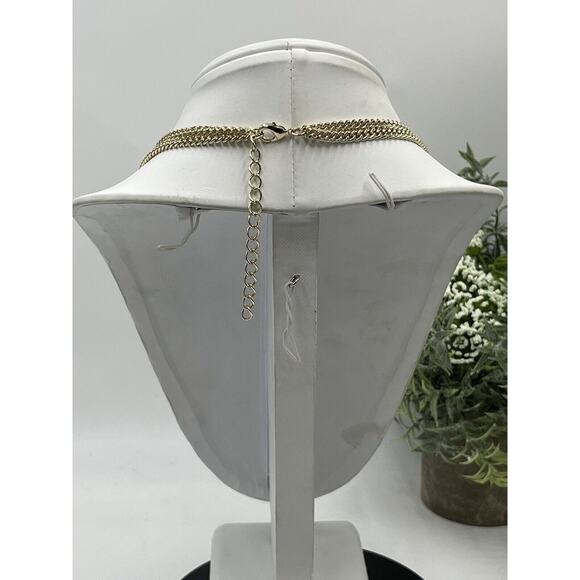 Wendy Williams Oval Shape Blue Turquoise Crescents 17" Statement Necklace NWOT - Picture 11 of 14